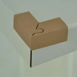 Kartonnen hoekprofielen met puzzel sluiting (per stuk)